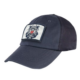 Condor Operator Hat Bundle - with US Coast Guard Tactical Patch - Navy Blue Mesh