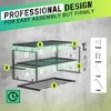 SUNALLY Power Tool Organizer, Heavy Duty Iron, 3 Layers Storage