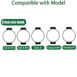Compatible for Polar Vantage V3 Band, 22mm Solid Stainless Steel Metal Bands Compatible with Polar Vantage V3 / Grit X Pro / Grit X2 Pro / Grit X / Vantage M2 / Vantage M Smartwatch (Black, 22mm Size Band)