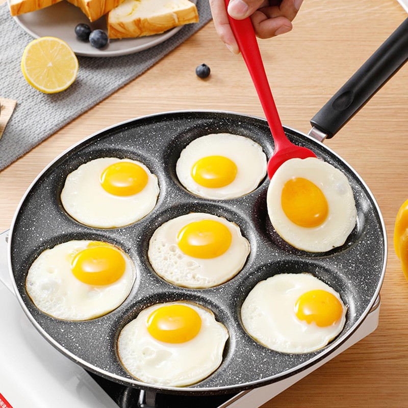 Kytree 7 Holes Egg Frying Pan Skillet, 12" Nonstick Egg