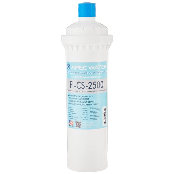 APEC Water Systems FI-CS-2500 Replacement Filter for CS-2500 Water Filtration System