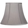 Pewter Gray Large Bell Lamp Shade 8" Top x 14"