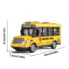 UNOMI Remote Control Modern School Bus Toy - 1:30 Scale
