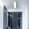 Qcyuui Dimmable LED Ceiling Light with Remote,39.4 in Long Ceiling