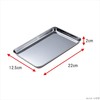 Takagi Stainless Steel Square Tray, Large