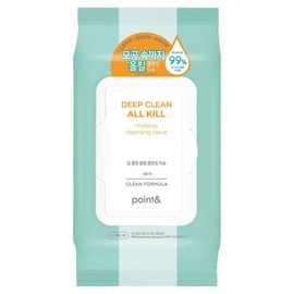 Point Deep Clean All-in-One Cleansing Tissue, 80 sheets, 445g, 1 piece / 포인트 딥 클린 올인원 클렌징 티슈, 80매입, 445g, 1개