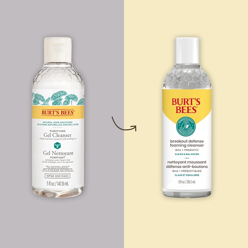 Burt’s Bees Clear and Balanced Breakout Defense Foaming Cleanser, 236.5ml