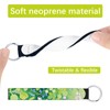 Anpuimult 40 PCS sublimation wristlet blanks Keychain Bulk White Neoprene