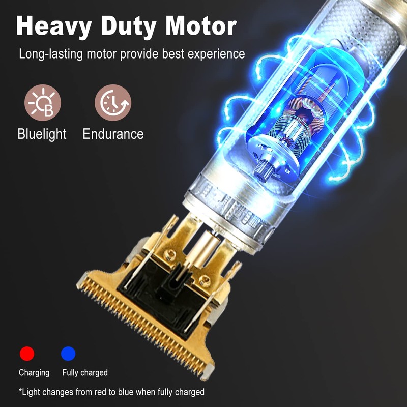 BTRICL Cordless Hair & Beard Trimmer with 4 Guide Combs,Rechargeable