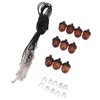 10PCS Wooden Nut Acorn Pendant Necklace Acorn Box Clasp Nylon