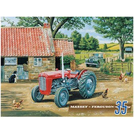 Empireposter Trevor, Mitchell - Massey-Ferguson 35 Blechschilder Nostalgie - Grösse 20x15 cm