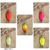 KAIRI Micro Spoons 1.2g 2g 2.5g 12pcs Set Barbares Hook