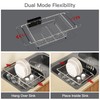 Over the Sink Expandable Dish Drainer Drying Rack In Stainless