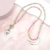 Retractable Beaded Teacher Lanyard for Women with Id Holder Badge