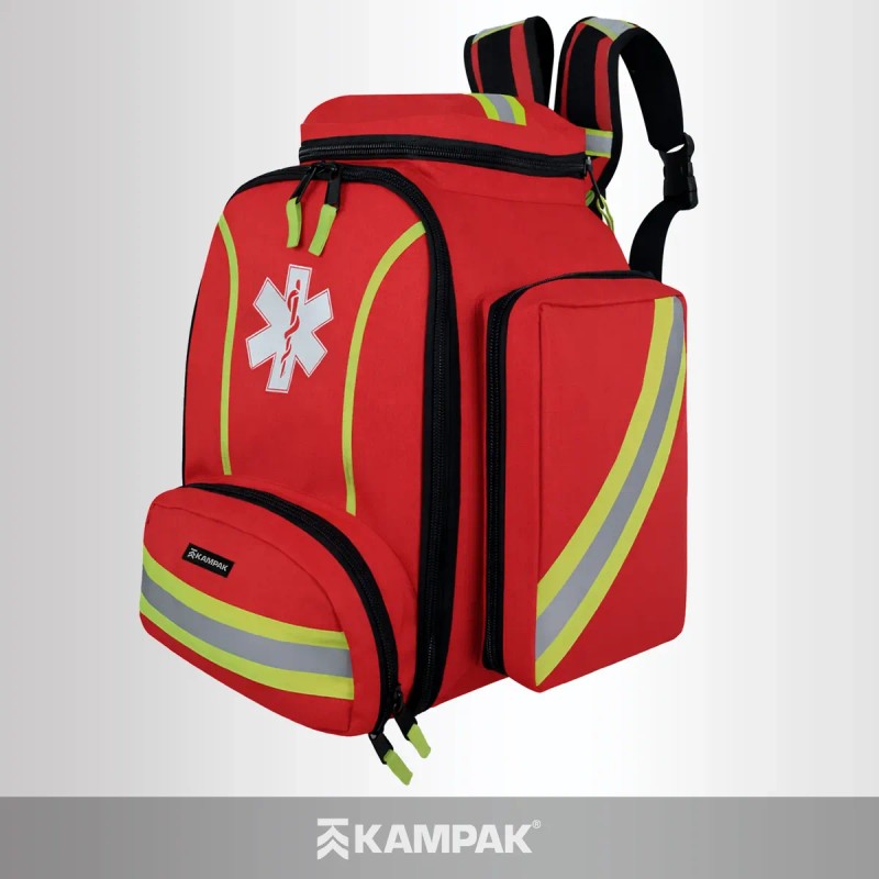 Mochila Botiquín Paramédico Kampak Kap047 Gran Capacidad