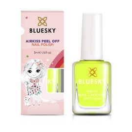 Bluesky Kids Nagellack - Zing, Gelb. Einfache Schälen, ungiftige, wasserbasierte, planfreie Nagellack für Kinder, 5ml