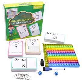 Ogioxam Multiplication Flash Cards 3rd Grade Math Flash Cards 2nd Grade, Multiplication Pop It 12x12