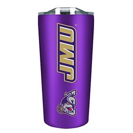 The Fanatic Group James Madison Double Walled Soft Touch Tumbler, Design-1 - Purple