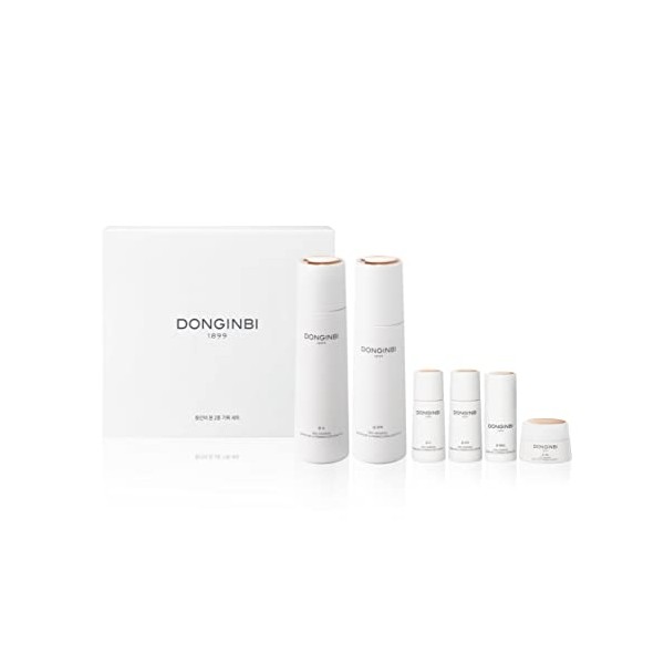 DONGINBI Red Ginseng Moisturizing & Firming Set EX, Anti-Aging Korean Skin Care, Routine Kit for Smooth, Radiant Skin by KGC