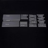SMTHOME 13X Clear Acrylic Wallet Pattern Stencil Template Drawings Set