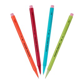 Paper Mate Non-Stop Mechanical Pencil | | HB #2 | Assorted Neon Barrel Colours | 4 Count