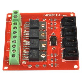 DollaTek 4 Channels 4 Route MOSFET Button IRF540 V2.0 for Arduino