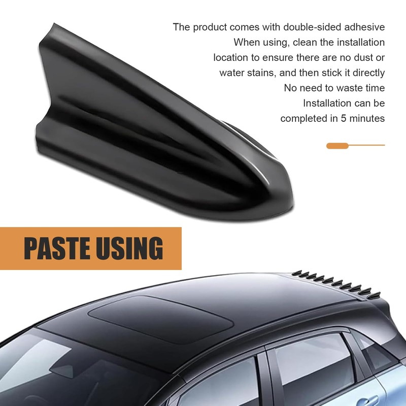 Hugwits 10 PCS Car Diffuser Shark Fin Antenna, Air Vortex