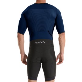 Wulibike Men's Trisuit Short Sleeve Triathlon Suit,Breathable and Quick Drying Mens Triathlon Tri Suit，Cycling Suit Mens