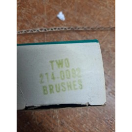 ONAN ORIGINAL ONAN SET OF TWO BRUSHES 214-0092 - NEW OLD STOCK