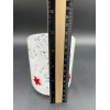 Anthropologie Icon Juice Glass Confetti Edition Red Star 17.25 Oz.