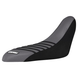 Yamaha 2006-2024 Yamaha Raptor 700 700 R Seat Cover BLACK / GREY / BLACK RIBS #193