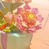 Building Block Pot Plant Educational Lifelike Colorful Beautiful Block Flower