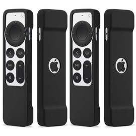 Remote Case Compatible with Apple TV 4K Remote 2021 2022 - HJYuan Shock Proof Silicone Remote Cover Case for Apple TV 4K Siri / 2021 2022 HD Siri Remote Controller (2nd Gen/3rd Gen)