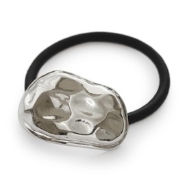 JewelVOX Hair Rubber Hair Pony Antique Style Women's Gold Silver Adult (C) Silver