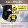 15-Pack Mixed CCTV Stickers For Commercial and Domestic Use Security