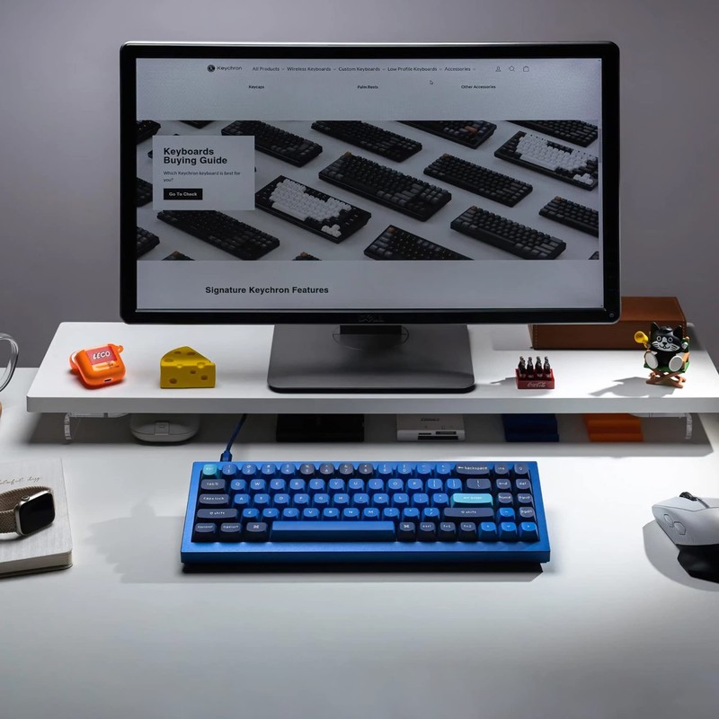 Keychron Q7 Wired Custom Mechanical Keyboard, 70% Layout QMK/VIA Programmable