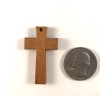 100 WOOD GREEK CROSSES - 1 .5" TALL X 1"