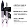 Double Ended Tubing Mascara,2-Step Black Mascara Volume and Length, Volumizing