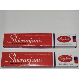 Baykeri's Industries NEW 2 X 15g Boxes of Shivranjani Agarbatti Incense Sticks SEALED meditation yoga