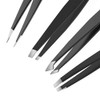 Jasinber Set de 4 Pinzas profesional de acero inoxidable para