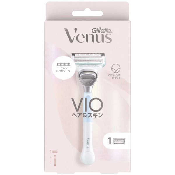 Gillette Venus VIO Hair & Skin Women's Razor Body + 1 Replacement Blade Included