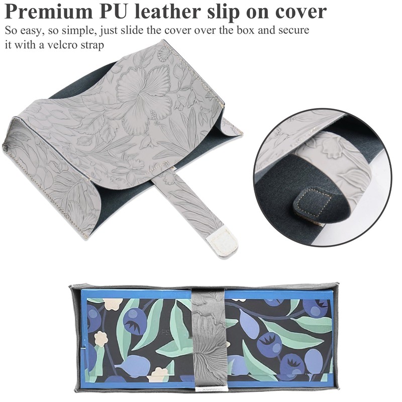 Jasenna Leather Cover for Disposable Paper Hand Towel Box, Compatible