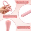 6PCS Anti Wrinkle Straw, Reusable Flat & Wide Wrinkle Free