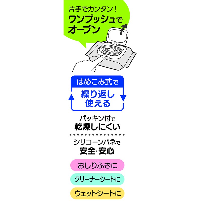 Skater WTL1AG-A Wet Seat Lid, Wipe, Lid, Cover, Blue