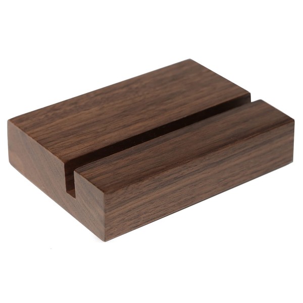 UNIQOOO 3.5" Walnut Wood Stand for 2023 Monthly Desk Calendar,