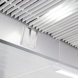 NUOLUX Air Vent Cover Stainless Steel Ventilation Grille Exhaust Vent Louver Grille Cover Silver