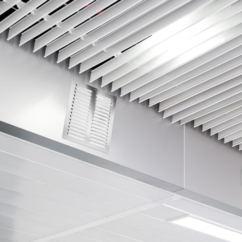 NUOLUX Air Vent Cover Stainless Steel Ventilation Grille Exhaust Vent