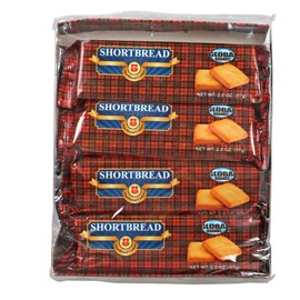 Butter Shortbread Cookies 2 Pack – 4-Count Boxes – Rich, Buttery Flavor – Great for Snacks or Gift Bags