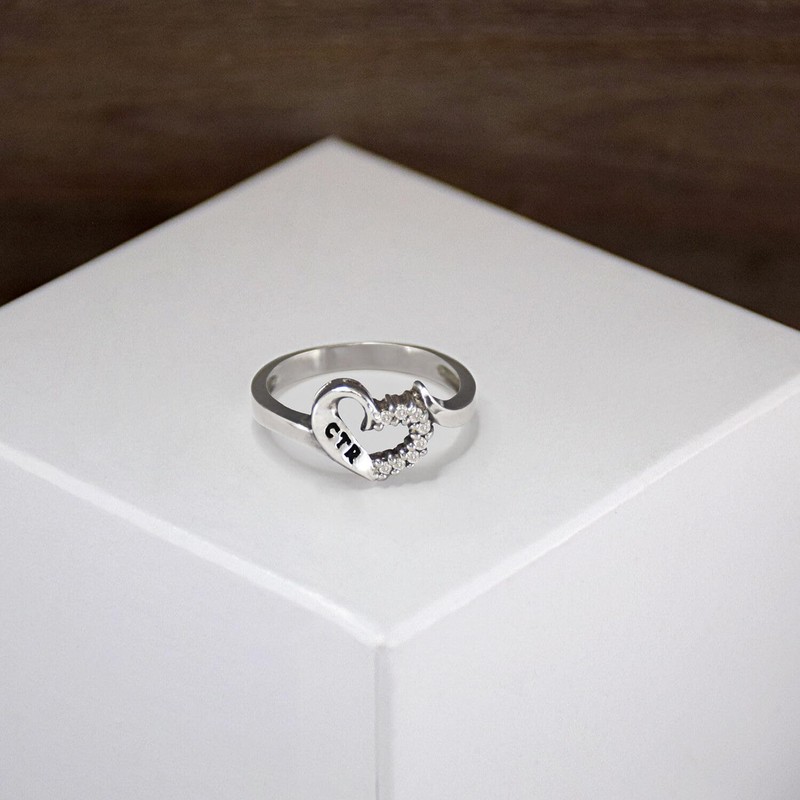 Ringmasters Sweetheart with a Cubic Zirconium LDS CTR Ring Choose