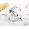 Stainless Steel Doughnut Cutter 2 Pack, Round Donut Mold with